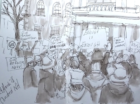 March 24 2018 sketch at State House 2